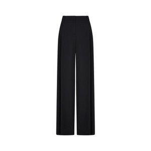 Serena Bute Serena Trouser With Georgette Trim - Black - NWT